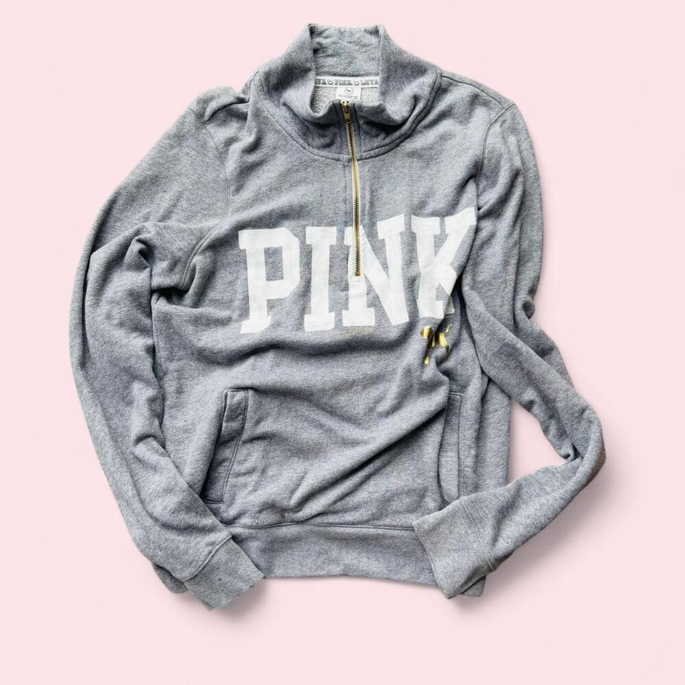 Pink victorias secret grey quarter